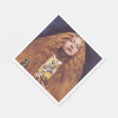 Serviette En Papier La domestique d'élite (par John Everett Millais) (Coin)