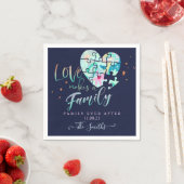 Serviette En Papier La Femme de famille (En situation)