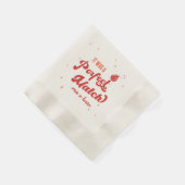 Serviette En Papier La fête de la Bachelorette Parfaite Correspondance (Coin)