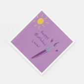 Serviette En Papier La Fête de l'Art de votre enfant (Coin)