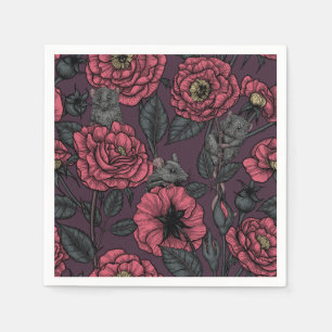 Serviette En Papier La fête des souris