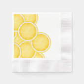 Serviette En Papier La fête jaune Lemon Spritz (Devant)