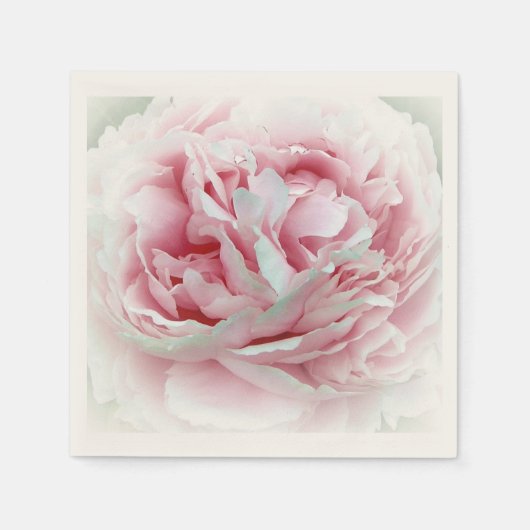 Serviette En Papier La Fleur Mariage (Devant)