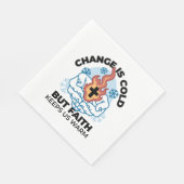 Serviette En Papier La foi nous réchauffe - L'application des oeuvres  (Coin)