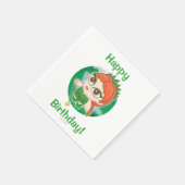 Serviette En Papier La Forêt Magique d'Alyssa (Coin)