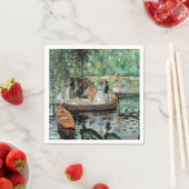 Serviette En Papier La Grenouillère Auguste Renoir (En situation)