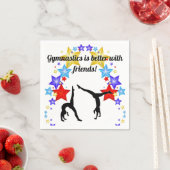 Serviette En Papier La gymnastique est meilleure avec les amis (En situation)