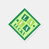Serviette En Papier La La Lucky Saint-Patrick (Coin)