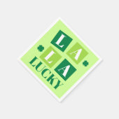 Serviette En Papier La La Lucky Saint-Patrick vert (Coin)