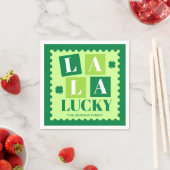 Serviette En Papier La La Lucky St. Patrick’s Day Party (En situation)