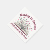 Serviette En Papier La Lecture Est L'Exercice... (Coin)