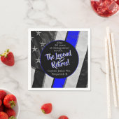 Serviette En Papier La légende retire le document de la retraite de la (En situation)