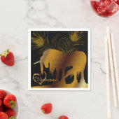 Serviette En Papier La licorne d'or (En situation)