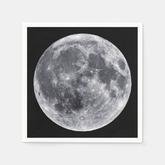 Serviette En Papier La Lune (Devant)