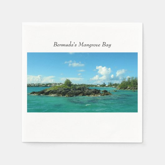 Serviette En Papier La Mangrove des Bermudes (Devant)