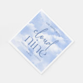 Serviette En Papier La mariée est sur un nuage neuf Fête de mariage (Coin)