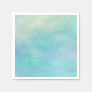 Serviette En Papier La mer multicolore d'aquarelle ombrage toutes les