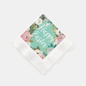 Serviette En Papier La Monnaie de Printemps Joyeux Pâques (Coin)