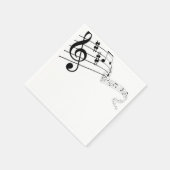 Serviette En Papier La musique parle des serviettes (Coin)