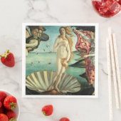Serviette En Papier La naissance de Vénus par Sandro Botticelli (En situation)