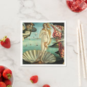 Serviette En Papier La naissance de Vénus par Sandro Botticelli (En situation)
