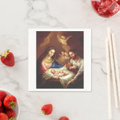 Serviette En Papier La Nativité de Jésus-Christ (En situation)