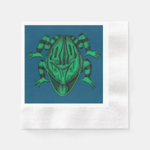 Serviette En Papier La nature des reptiles sauvages Le crapaud