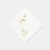 Serviette En Papier La Nuit Avant La Répétition Cocktail (Coin)