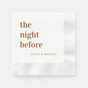 Serviette En Papier La Nuit Avant La Répétition De Rouille Décor