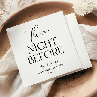 Serviette En Papier La Nuit Avant Le Dîner Minimal De La Répétition Ma