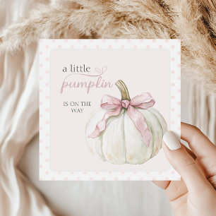 Serviette En Papier La petite citrouille est en route Fête