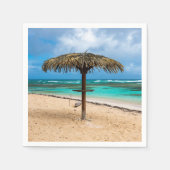 Serviette En Papier La plage de l'Anse des Rochers (Devant)