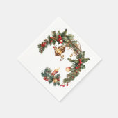 Serviette En Papier La plus belle nuit de l'année (Coin)