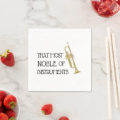Serviette En Papier La plus grande noblesse d'instruments - serviettes (En situation)