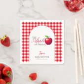 Serviette En Papier La pomme de notre Baby shower de chute des yeux (En situation)