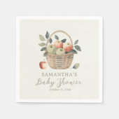 Serviette En Papier La pomme de notre Baby shower oculaire (Devant)