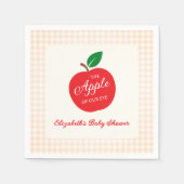 Serviette En Papier La Pomme De Notre Baby shower Oeil (Devant)