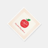 Serviette En Papier La Pomme De Notre Baby shower Oeil (Coin)