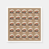 Serviette En Papier La Pomme De Notre Baby shower Oeil (Devant)