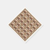 Serviette En Papier La Pomme De Notre Baby shower Oeil (Coin)