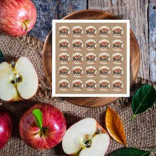 Serviette En Papier La Pomme De Notre Baby shower Oeil