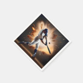 Serviette En Papier La Poussière Et La Gloire : Le Baseball À Domicile (Coin)