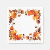 Serviette En Papier La prime d'automne : récolte de germes (Devant)