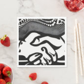 Serviette En Papier La promesse (En situation)