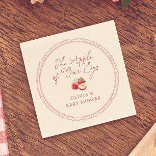 Serviette En Papier La Prunelle De Nos Yeux Baby Shower Vintage