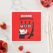 Serviette En Papier La Raclette (En situation)