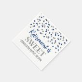 Serviette En Papier La retraite en argent bleu est douce (Coin)
