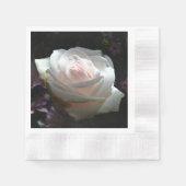 Serviette En Papier La Rose Blanche (Devant)