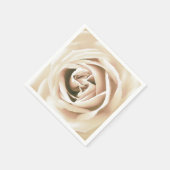 Serviette En Papier La Rose blanche (Coin)
