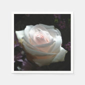 Serviette En Papier La Rose Blanche (Devant)